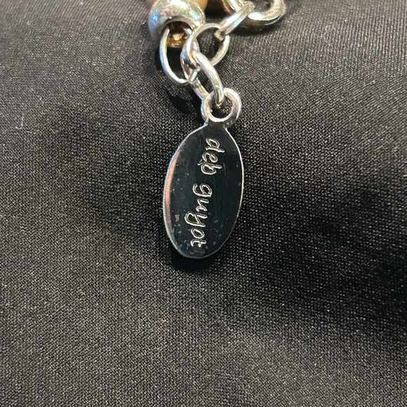 Deb Guyot Turquoise, Abalone and Pearl Bead Necklace w/Sterling Silver Accents - Picture 6 of 6